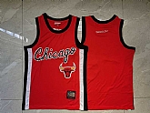 Bulls Blank Red Mitchell & Ness Jersey,baseball caps,new era cap wholesale,wholesale hats